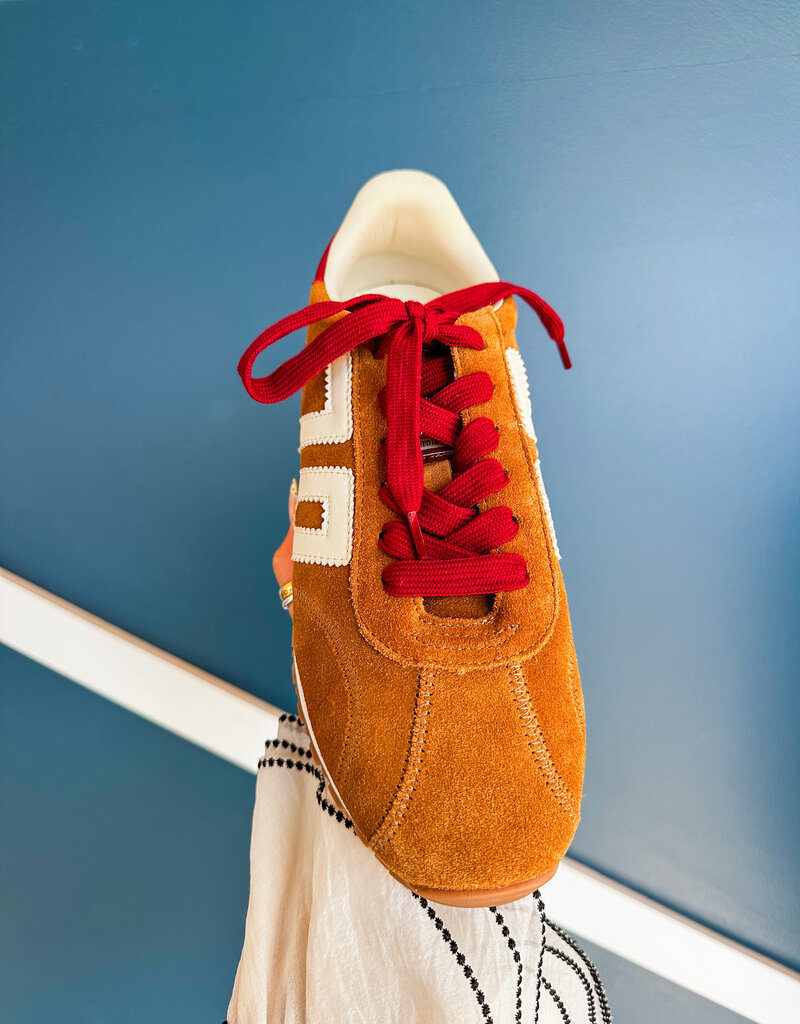 J.HOFFMAN'S Asian Sneaker in Tobacco Butter