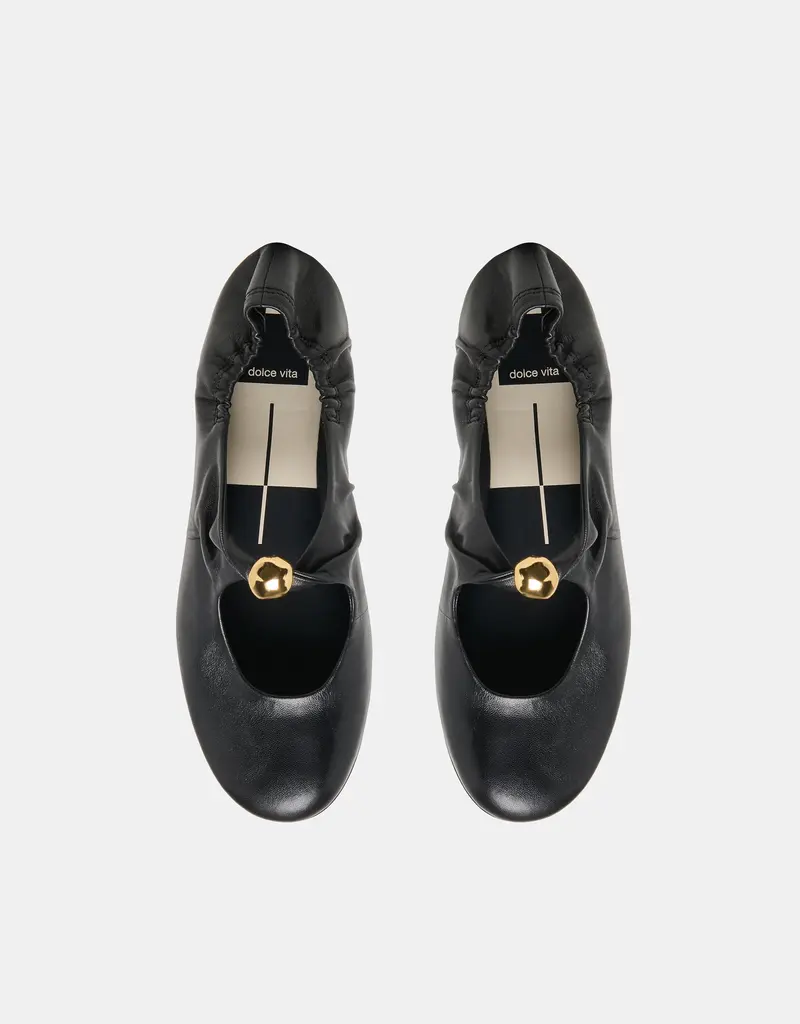 J.HOFFMAN'S Cornel Shoe in Black Leather