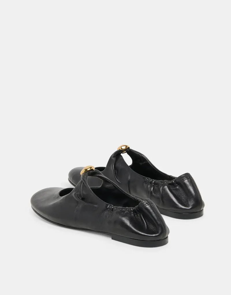 J.HOFFMAN'S Cornel Shoe in Black Leather