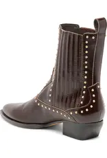 J.HOFFMAN'S Thomas Stud Boot in Black Cherry