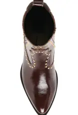 J.HOFFMAN'S Thomas Stud Boot in Black Cherry