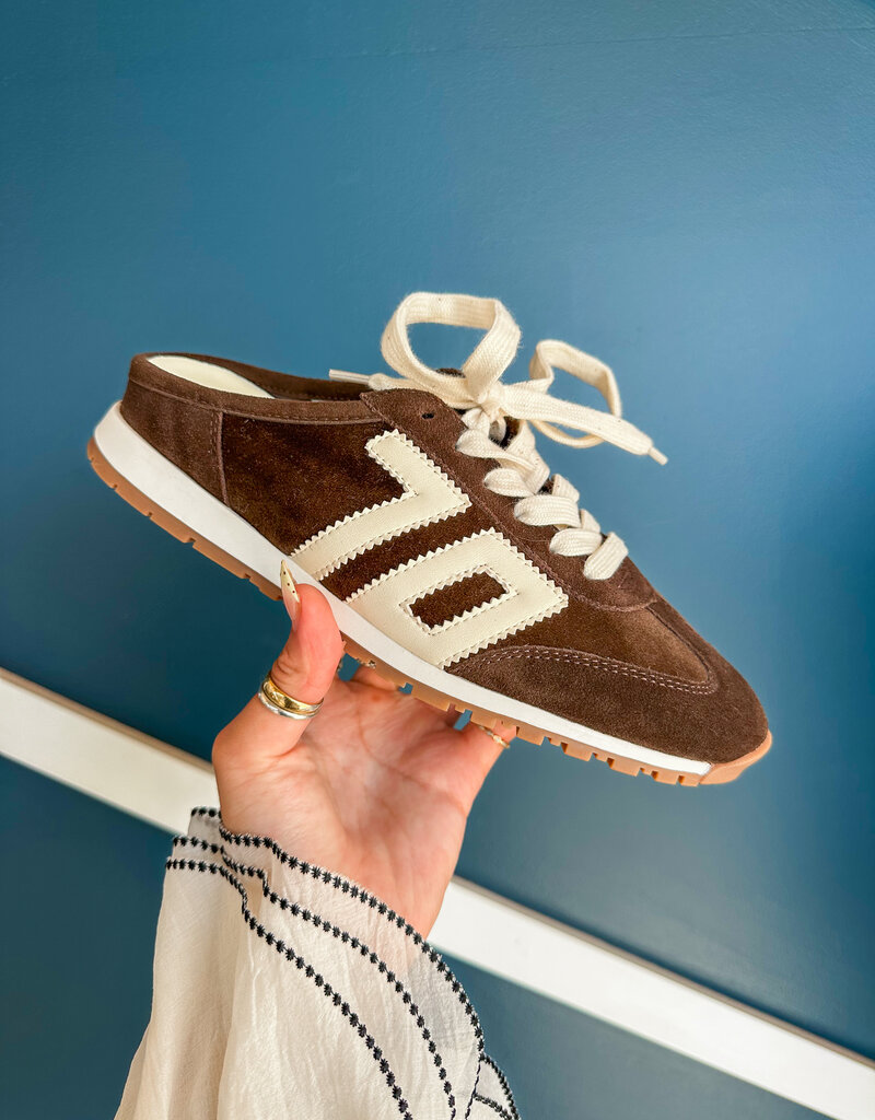 J.HOFFMAN'S Venice Sneaker in Velvet Chocolate