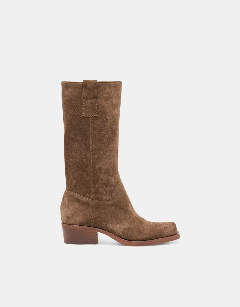 J.HOFFMAN'S Romie Boot in Chocolate Suede