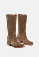 J.HOFFMAN'S Romie Boot in Chocolate Suede