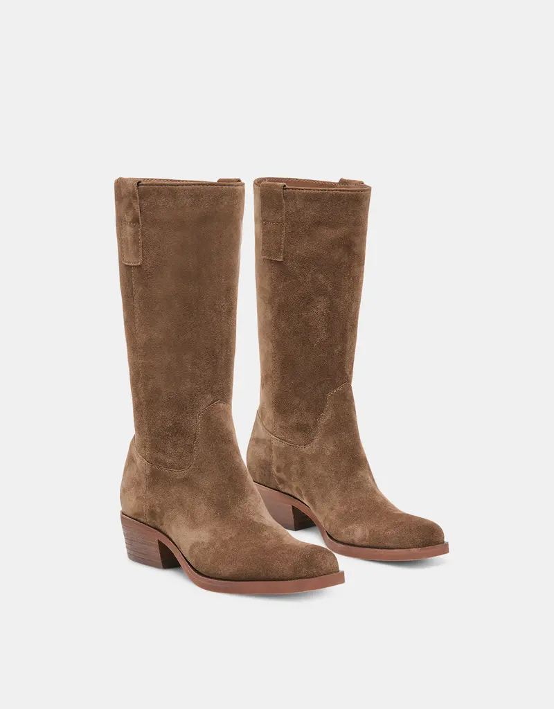 J.HOFFMAN'S Romie Boot in Chocolate Suede