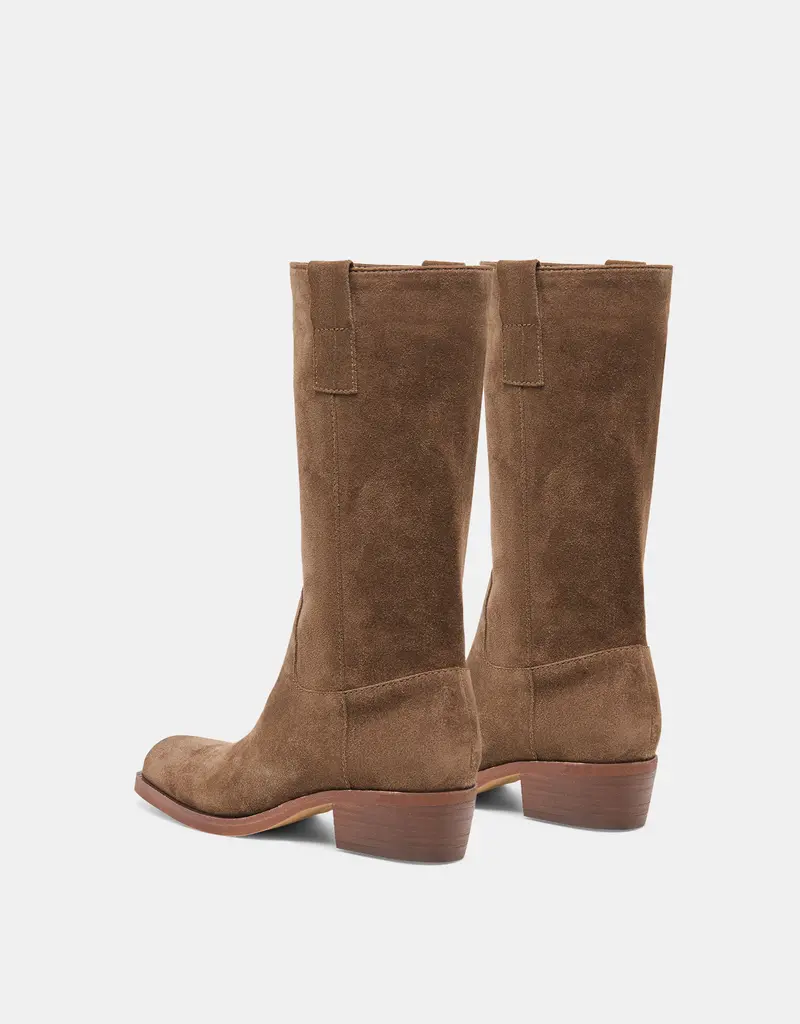 J.HOFFMAN'S Romie Boot in Chocolate Suede