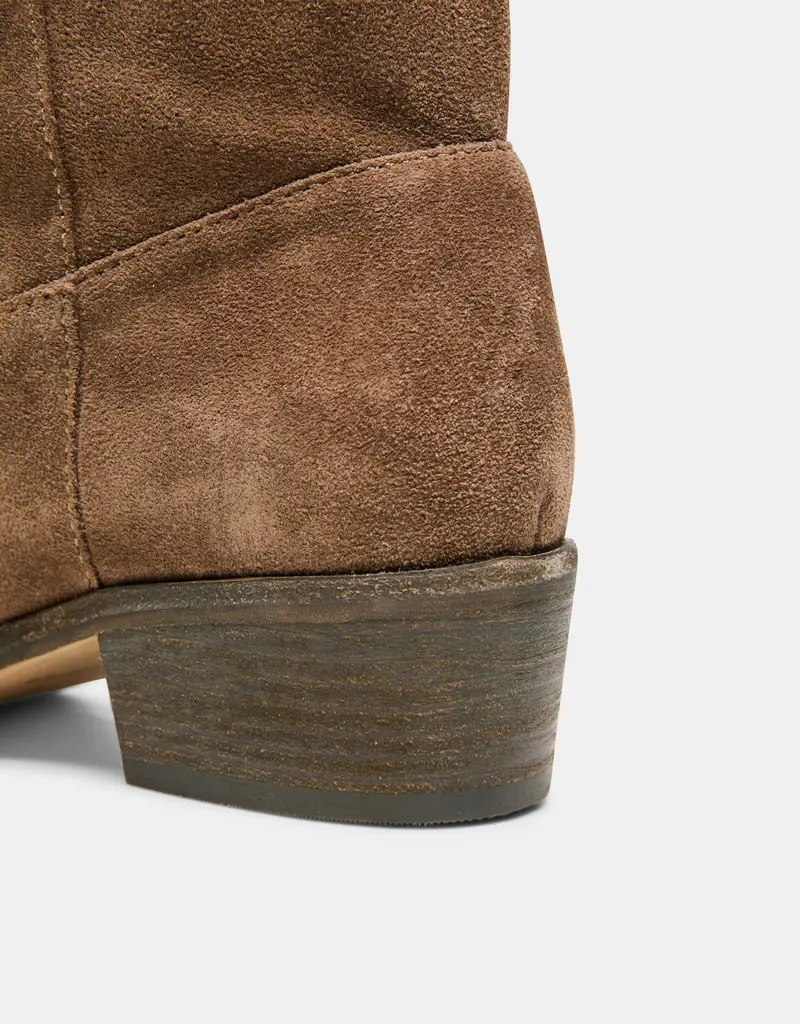 J.HOFFMAN'S Romie Boot in Chocolate Suede