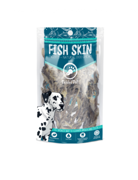 Tickled Pet Tickled Pet Cod Fish Skin  Twists 8oz