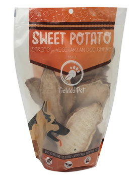 Tickled Pet Tickled Pet Sweet Potato Chews- Strips 16oz