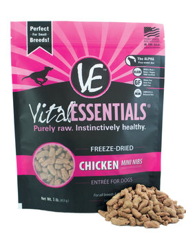 Vital Essentials Vital Essentials® Freeze-Dried Chicken Mini Nibs Dog Food 1 lb