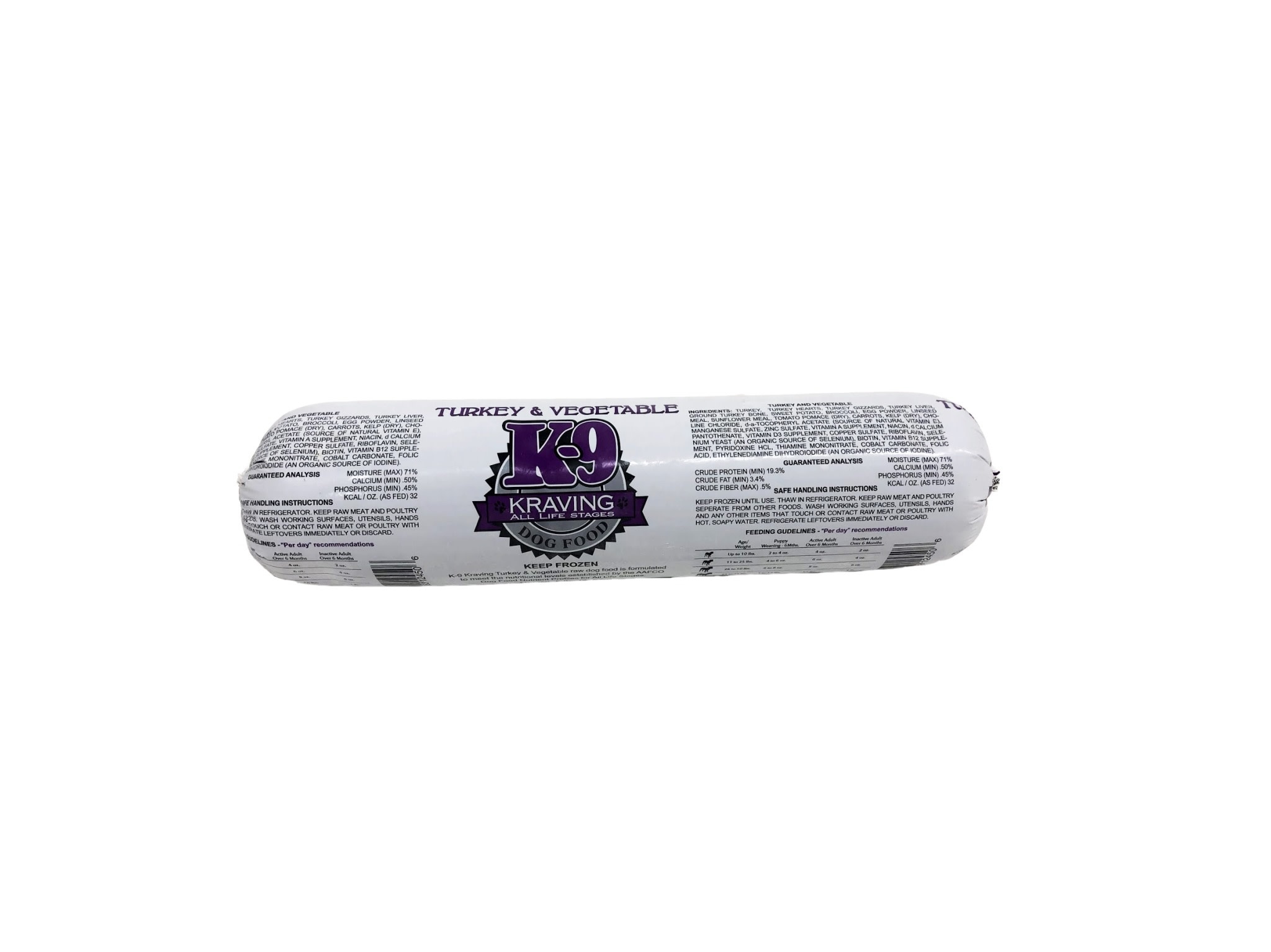 K-9 Kraving K9 Kraving Turkey & Vegetable 5lb