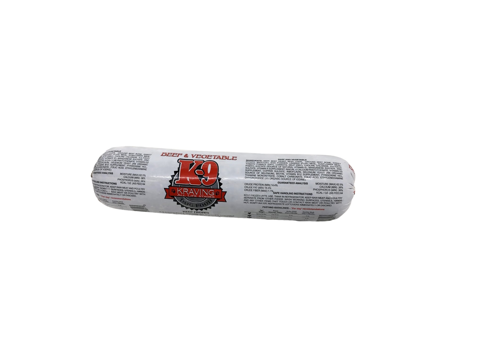 K-9 Kraving K9 Kraving Beef & Vegetable 5lb