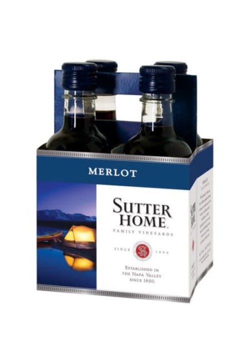 Sutter Home Sutter Home Merlot 4-PK 187ml