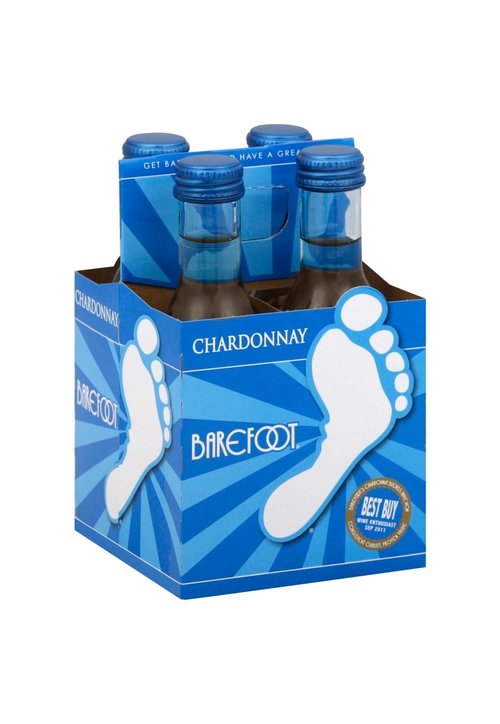 Barefoot Chardonnay -4pk 187ml