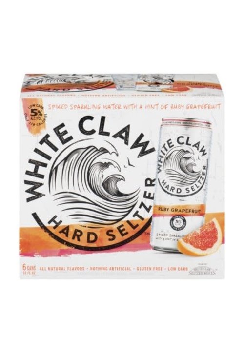 White Claw WHITE CLAW RUBY GRAPEFRUIT -6-PK