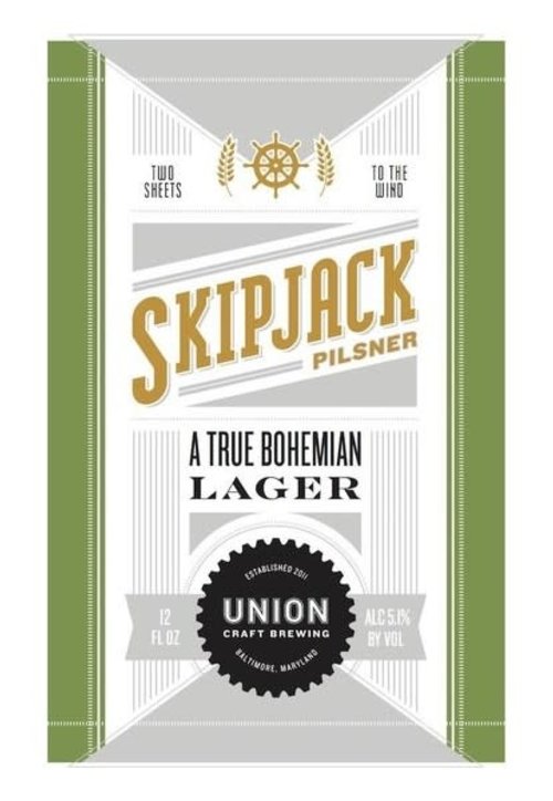 Union Craft Brewing Union Skip Jack Pilsner -6Pk Cans