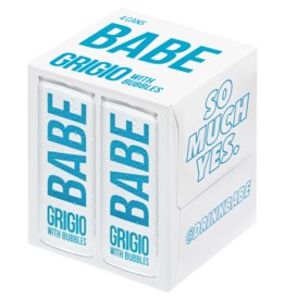 Babe Babe Grigio Wine 4pk 250ml cans