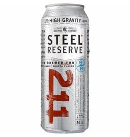 Steel Reserve High Gravity Steel Reserve 211 High Gravity Lager Beer -24oz Can