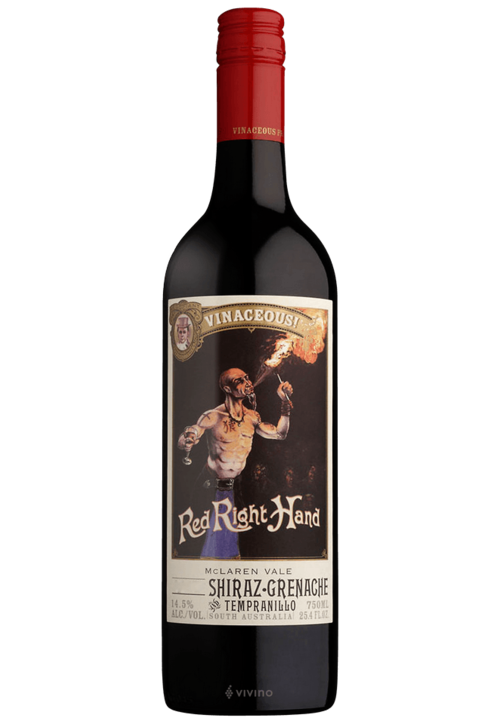 Vinaceous Vinaceous Red Right Hand Shiraz Grenache 750ml