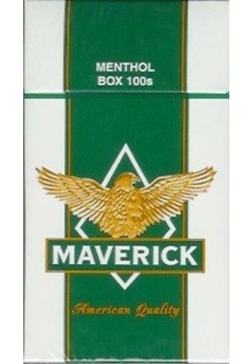 MAVERICK GREEN MENTHOL BOX