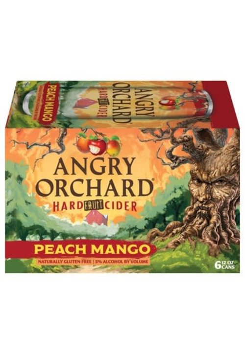 Angry Orchard Angry Orchard Peach Mango Hard Fruit Cider 6Pk Cans