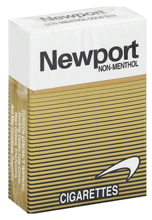 NEWPORT NON-MENTHOL GOLD BOX