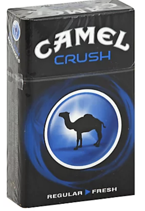 Sizzle City CAMEL CRUSH Menthol Silver box