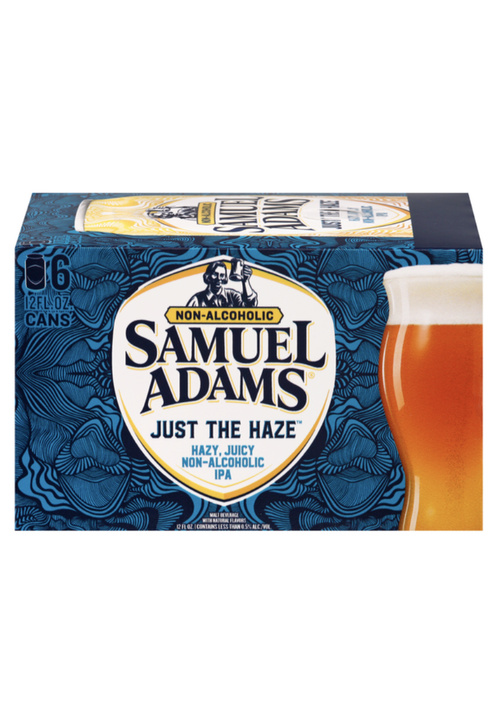 Samuel Adams Just The Haze Non Alcoholic IPA -6PK CAN