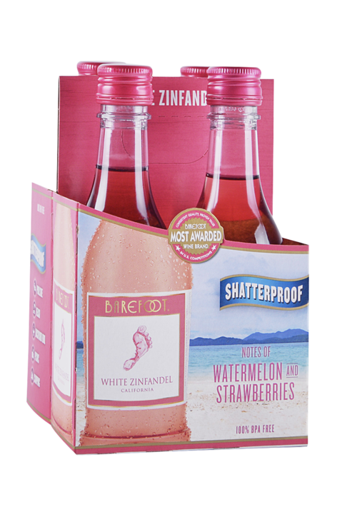 Barefoot Barefoot White Zinfandel 4-PK 187ml