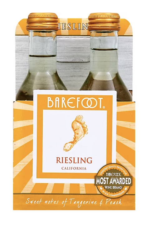 BAREFOOT RIESLING -4PK 187ML