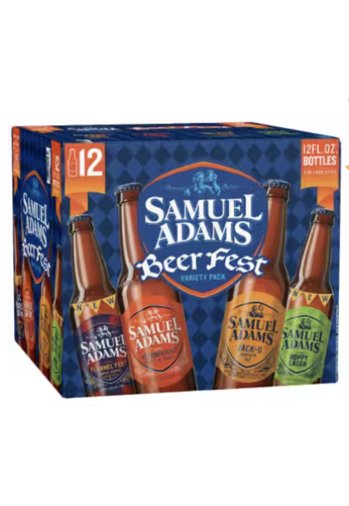 Sam Adams Beers Fall Variety Pack 12pk btl Bel Pre Beer & Wine