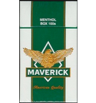 MAVERICK GREEN MENTHOL BOX 100'S