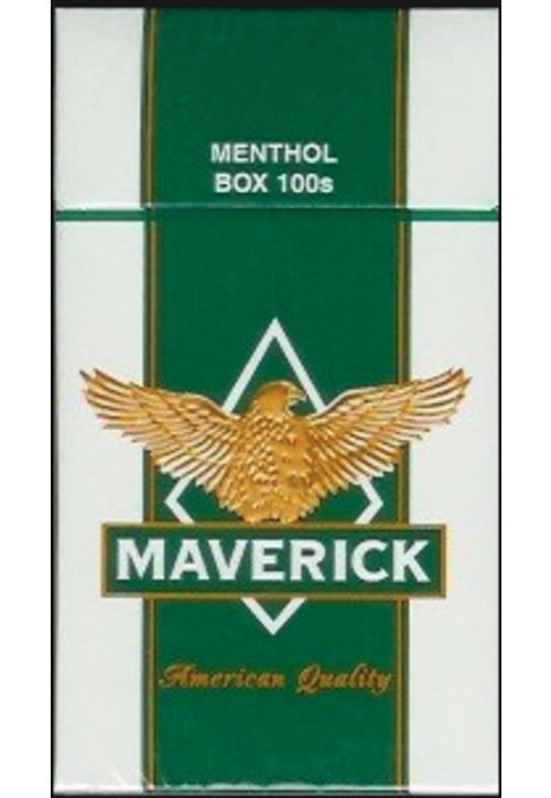 MAVERICK GREEN MENTHOL BOX 100'S