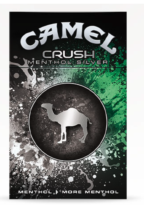 Sizzle City CAMEL CRUSH Menthol Silver box