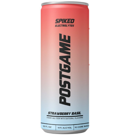 Postgame Strawberry Basil Seltzer -4pk can