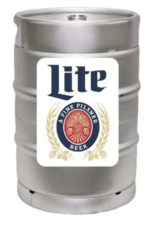 Miller Lite Keg 1/2 BBL