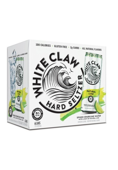 WHITE CLAW LIME 6PK CANS