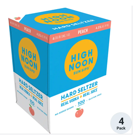 High Noon Peach -355ml- 4pk can