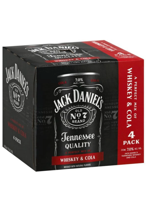 Jack Daniels & Coke - 4-pk -355ml