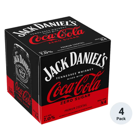 Jack Daniels & Coke Zero -4pk- 355ml