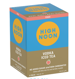 High Noon Sun Sips Peach Iced Tea 4pk -355ml