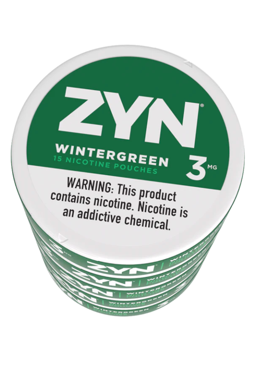 ZYN Wintergreen 15 Nicotine Pouches -3mg