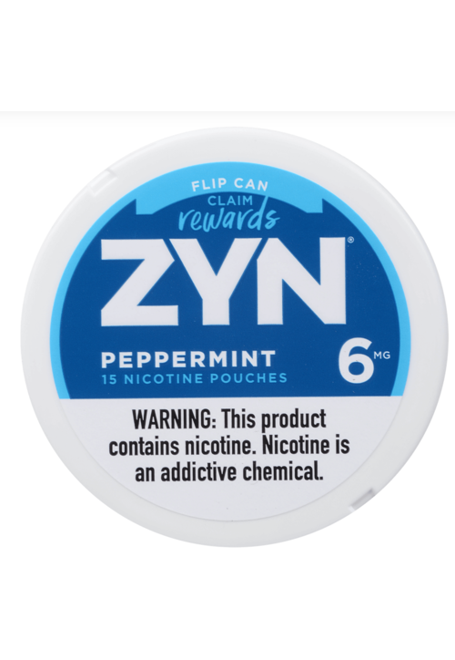 ZYN Peppermint 15 Nicotine Pouches-6mg