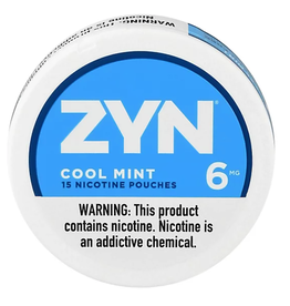 ZYN Cool Mint 15 Nicotine Pouches- 6mg