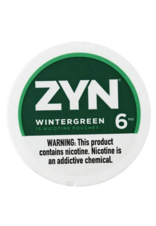 ZYN Wintergreen 15 Nicotine Pouches -6mg