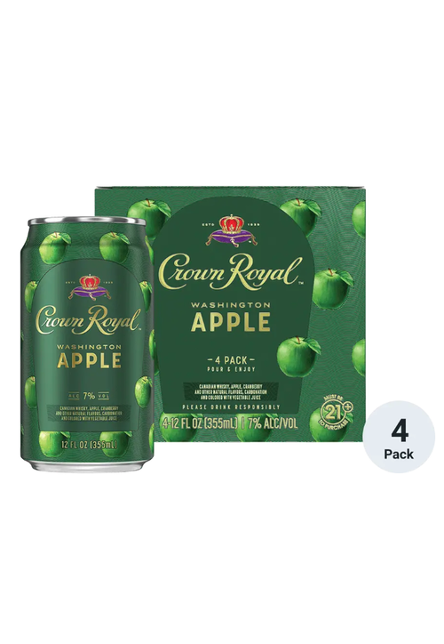Crown Royal Washington Apple -4pk can