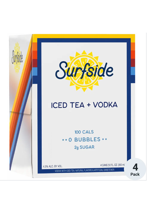 Surfside Iced Tea + Vodka - 4pk
