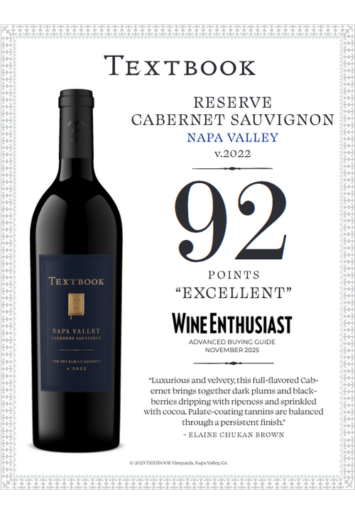 Textbook Textbook Napa Cabernet Sauvignon -750ml
