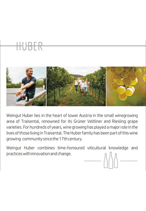 Grüner Veltliner Organic Vision Huber -750ML