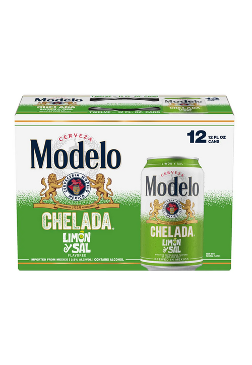 Modelo Chelada Limón y Sal -12-PK Cans